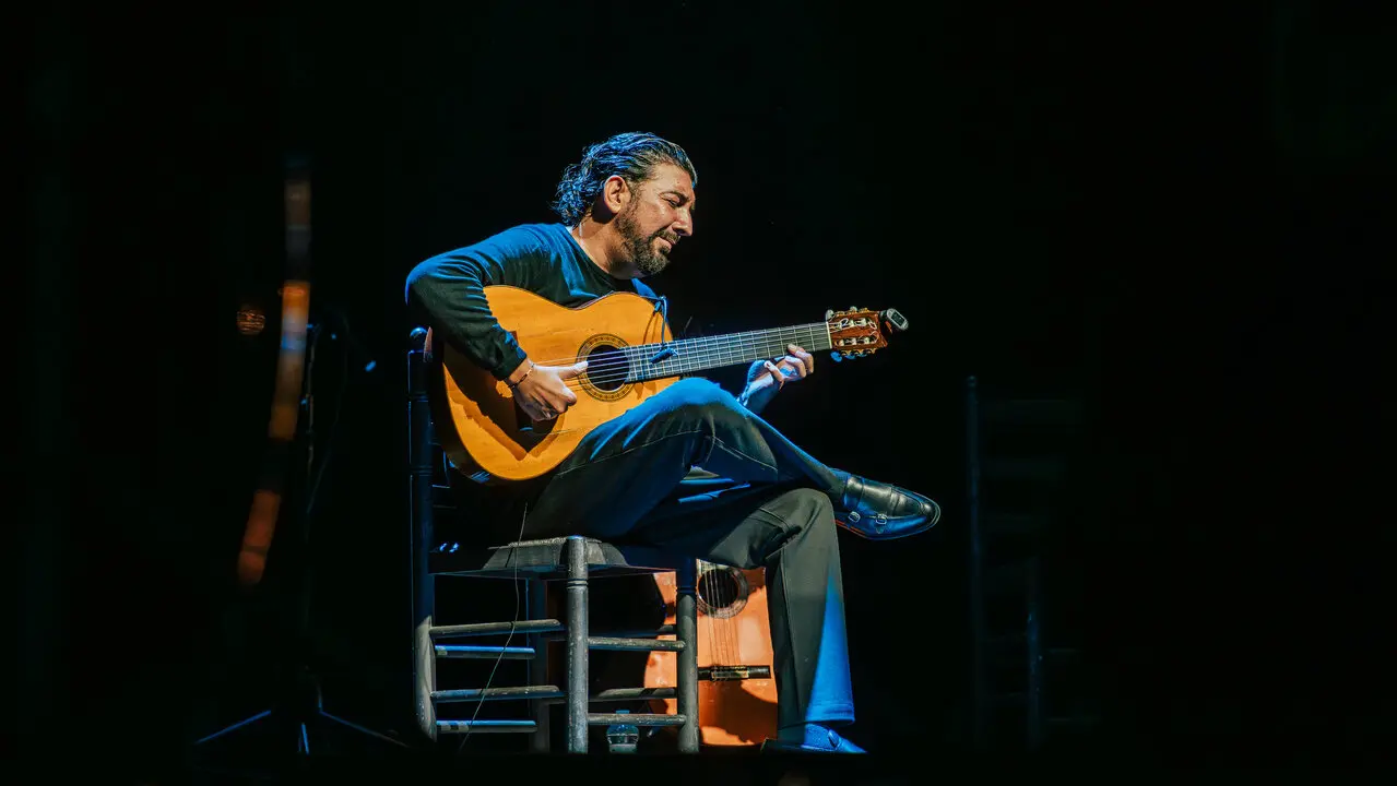 Antonio Rey, en su actuaci&oacute;n en Jerez | Tio Pepe Festival