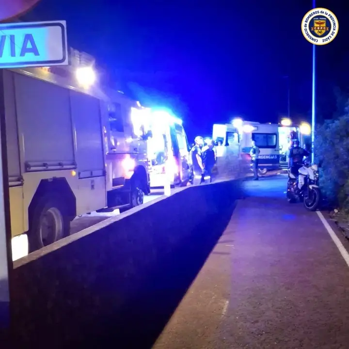 Imagen del accidente en la A-382 | CBPC