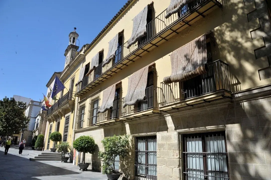 Fachada del Ayuntamiento de Jerez.
