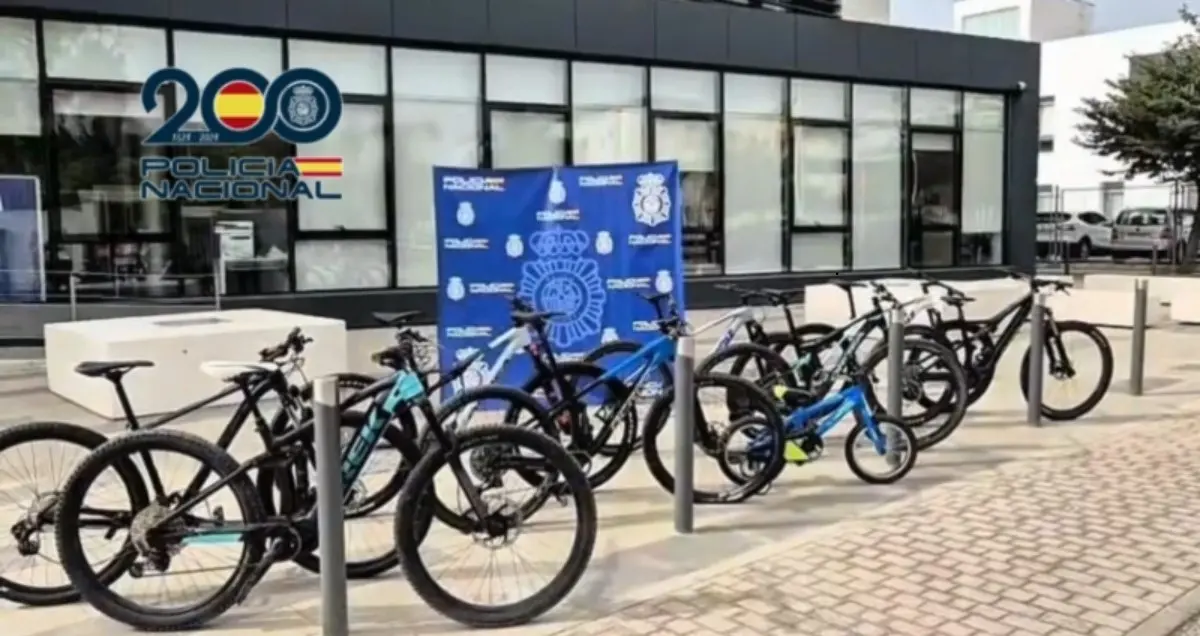 Bicicletas recuperadas en Sevilla tras un robo en una tienda de Jerez
- POLIC&Iacute;A NACIONAL