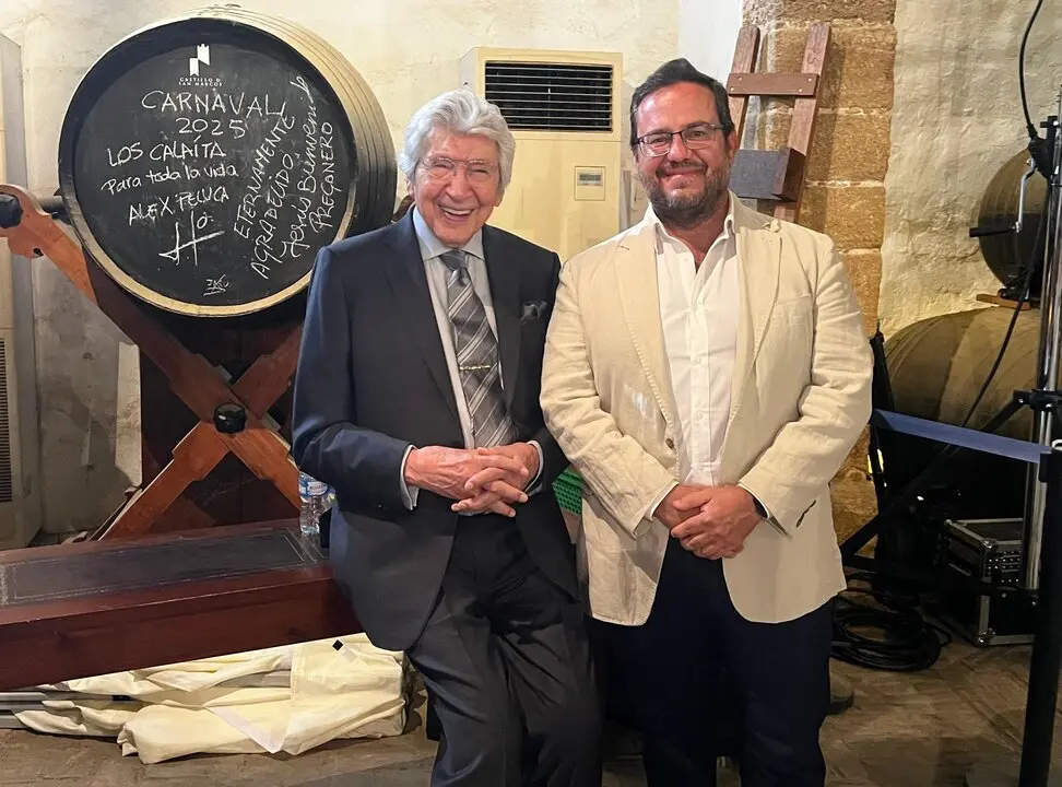  Manuel Alejandro durante el acto celebrado en El Puerto. / EP 