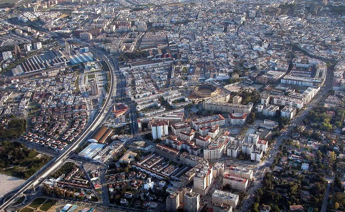  Una imagen a&eacute;rea de Jerez. | Viva Jerez. 