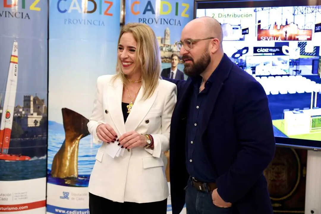  Almudena Mart&iacute;nez y Germ&aacute;n Beardo en la WTM. | dipucadiz.es 