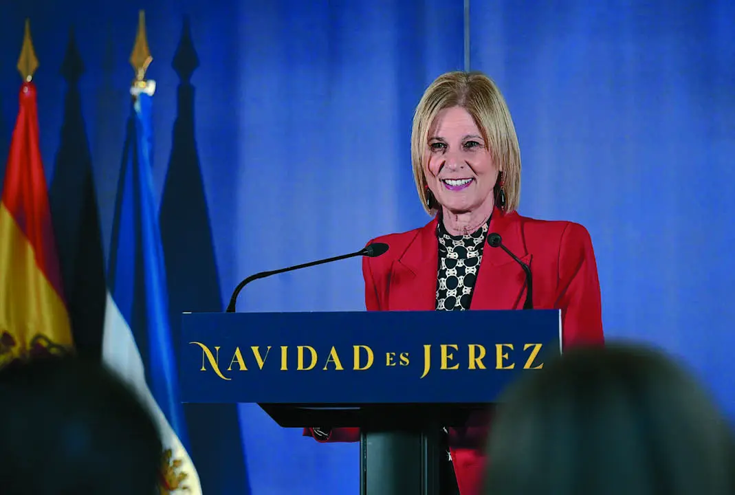  La alcaldesa de Jerez, Mar&iacute;a Jos&eacute; Garc&iacute;a-Pelayo, en la presentaci&oacute;n de la programaci&oacute;n navide&ntilde;a. | viva 