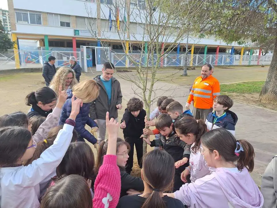  Jaime Espinar, en el CEIP El Retiro. | Viva Jerez. 