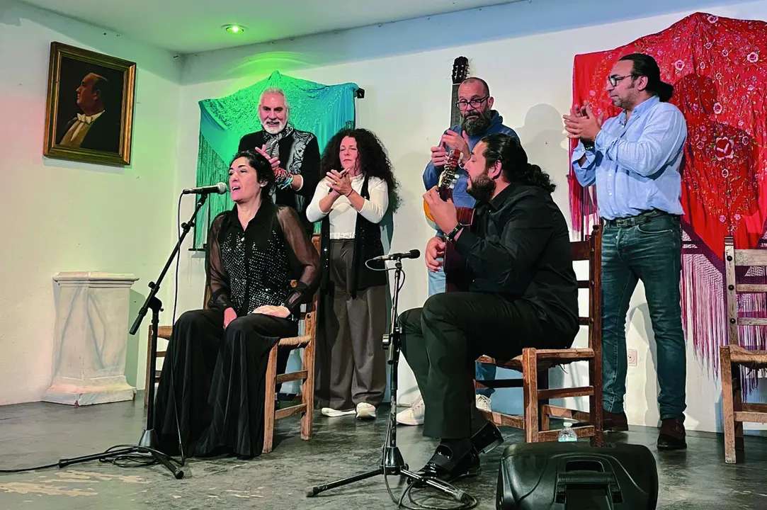  Imagen de una reciente actuaci&oacute;n de la cantaora Paqui R&iacute;os, protagonista del recital de clausura de Las Cadenas. | JG 