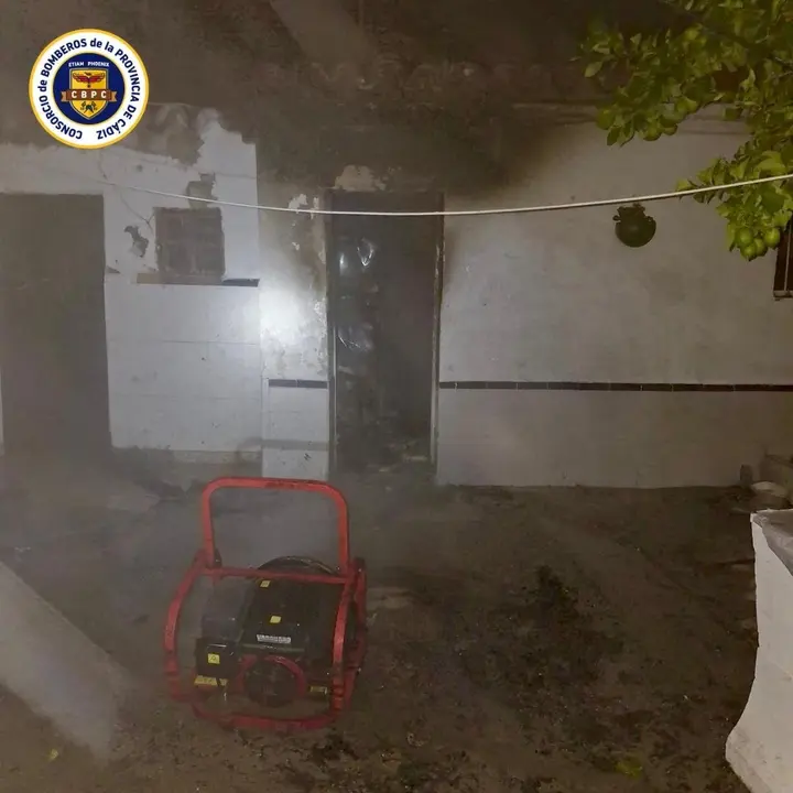  Imagen de la vivienda donde se produjo el incendio. |  Bomberos 