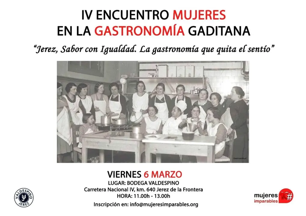  Cartel de la celebraci&oacute;n del evento. | Mujeres imparables 
