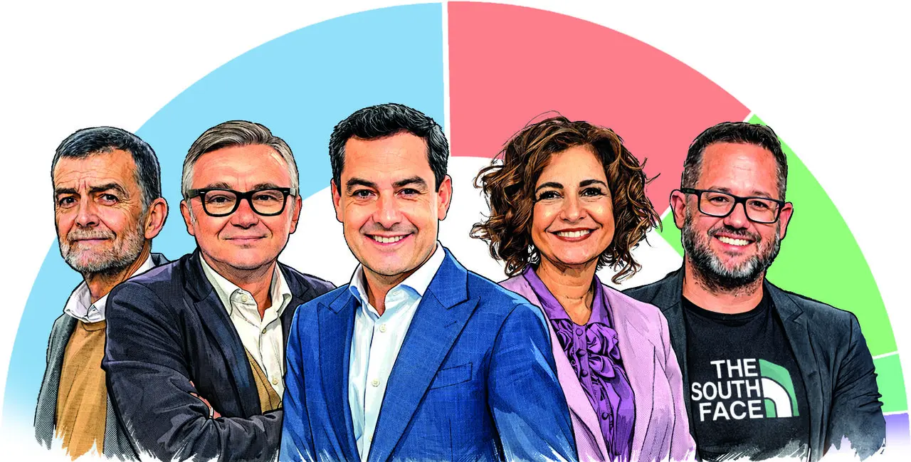  Los l&iacute;deres de los partidos pol&iacute;ticos andaluces. |  Viva 