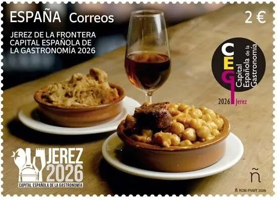  El sello editado por Correos para la Capitalidad Gastron&oacute;mica. |  Correos 
