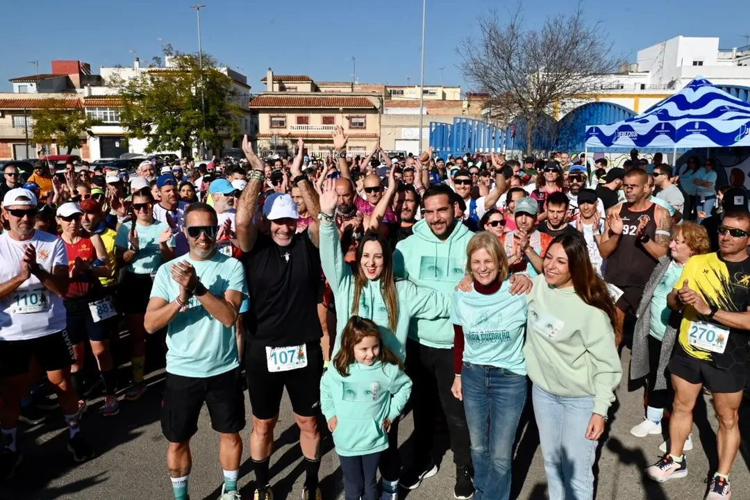  La peque&ntilde;a Valentina, presente en el momento de la salida de la prueba. |  jerez.es 