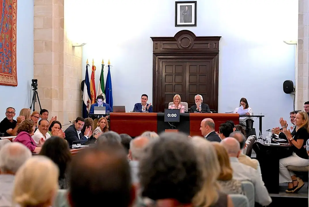  Un momento del Pleno celebrado este viernes en el Ayuntamiento | Jerez.es 