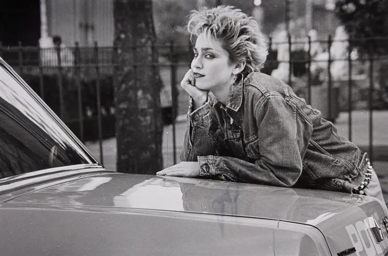  Madonna en una imagen de archivo de su juventud. 