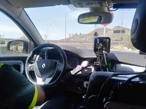  Interior de un coche de la Guardia Civil | Viva 