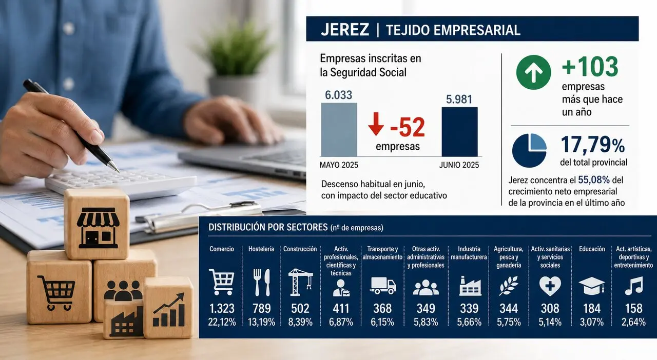  Evoluci&oacute;n del tejido empresarial jerezano. | Viva Jerez. 
