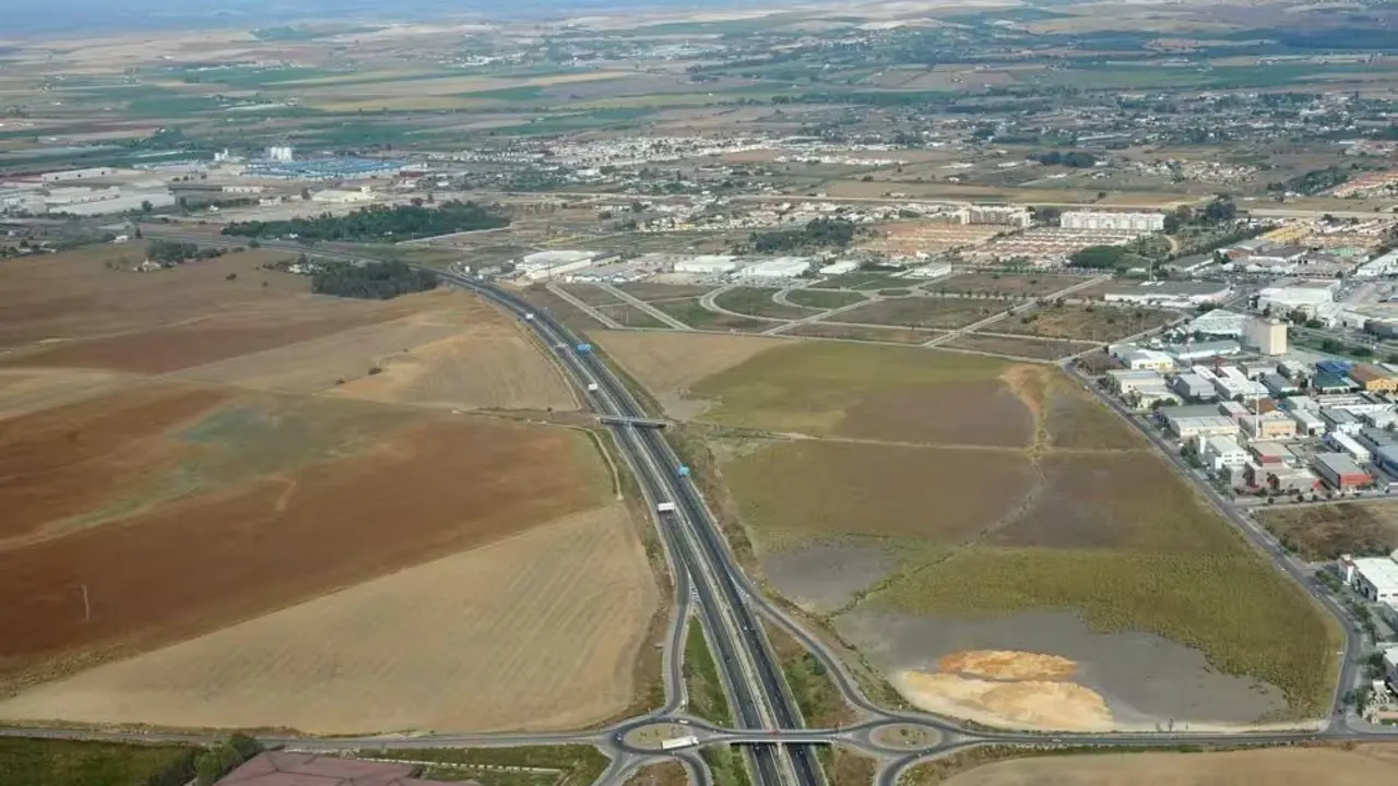 Vista a&eacute;rea de la AP 4 - A. Atienza