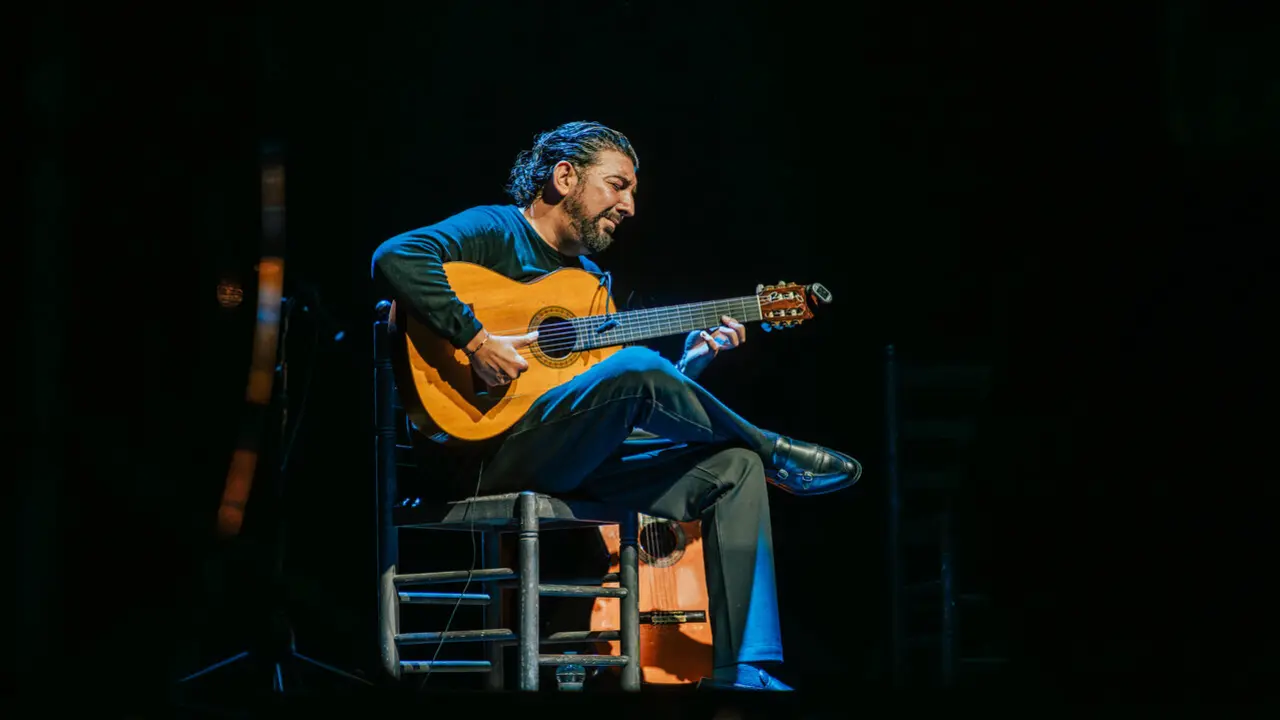 Antonio Rey, en su actuaci&oacute;n en Jerez | Tio Pepe Festival