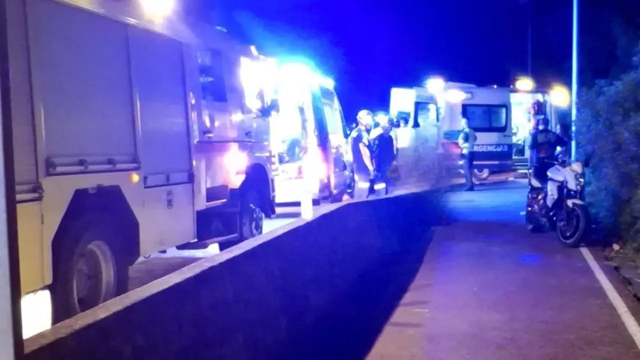 Imagen del accidente en la A-382 | CBPC
