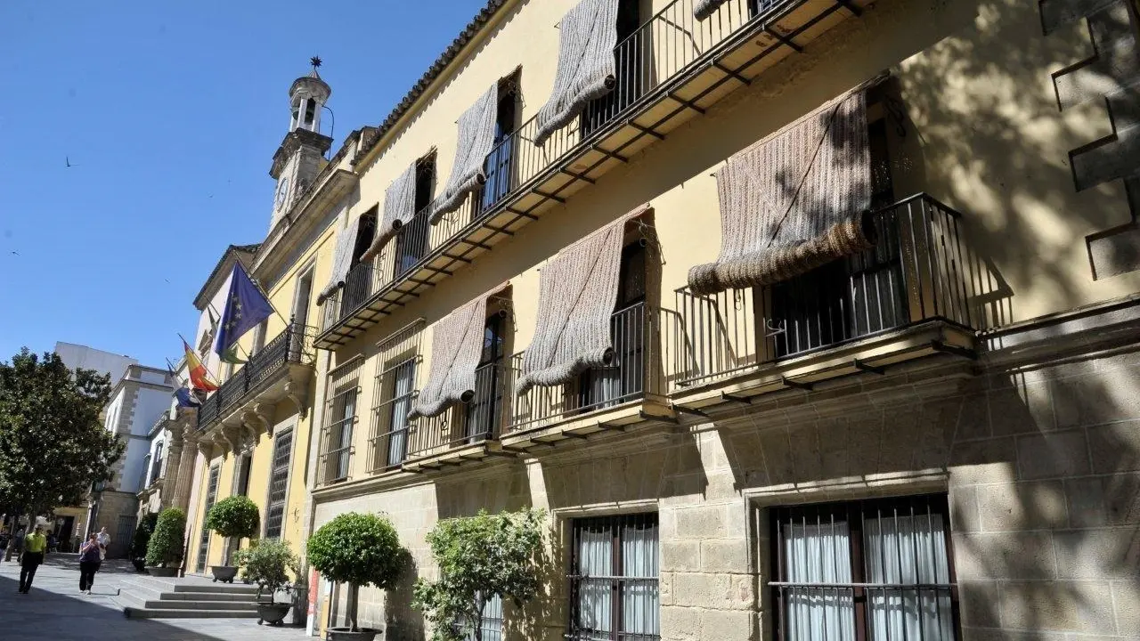 Fachada del Ayuntamiento de Jerez.