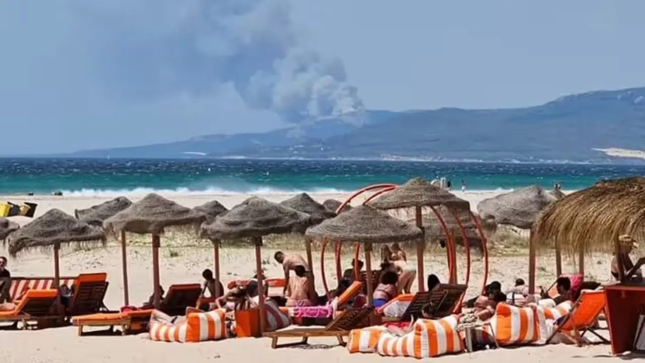 Incendio en Tarifa.