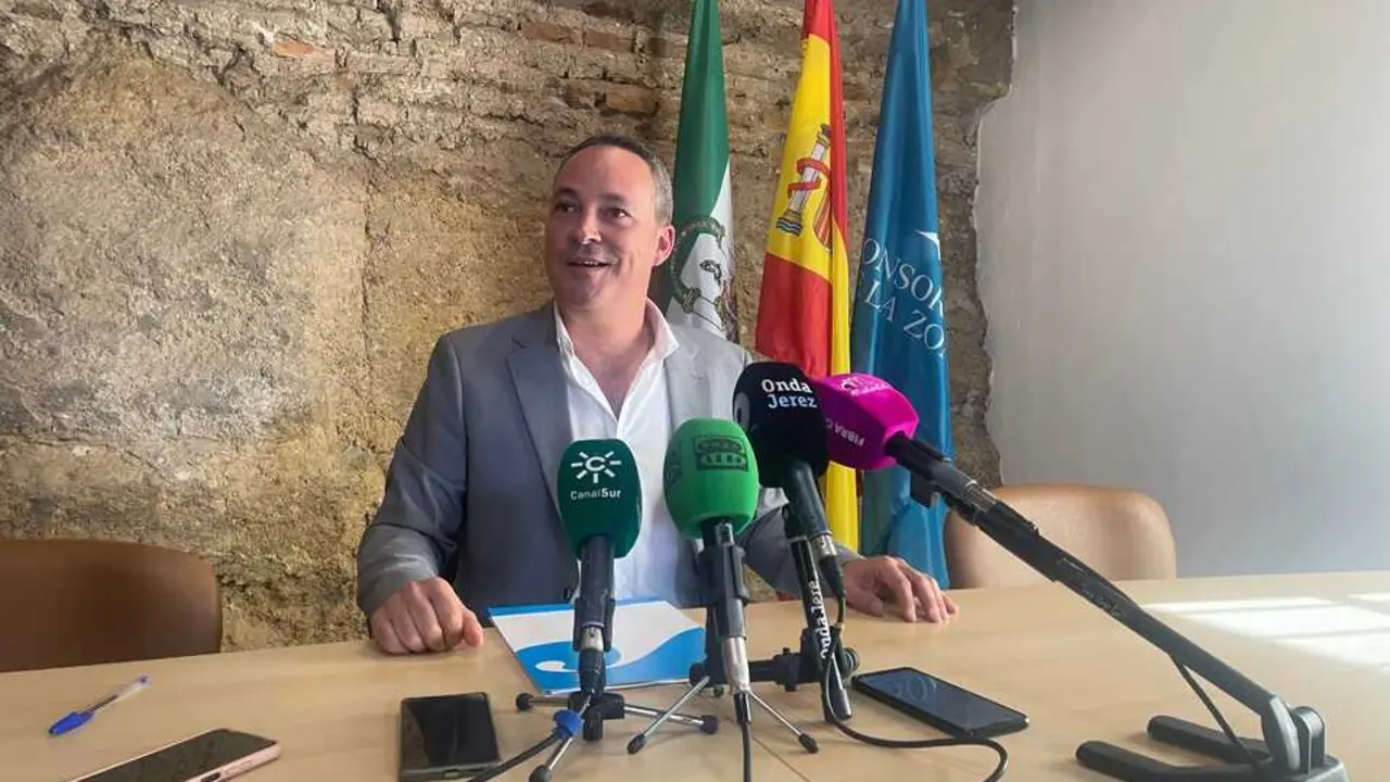  Andr&eacute;s D&iacute;az, presidente del Consorcio de Aguas de la Zona Gaditana. | Jim&eacute;nez 