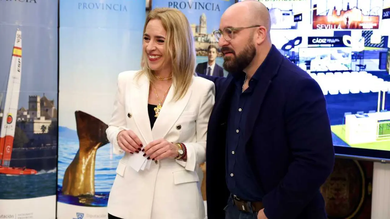  Almudena Mart&iacute;nez y Germ&aacute;n Beardo en la WTM. | dipucadiz.es 