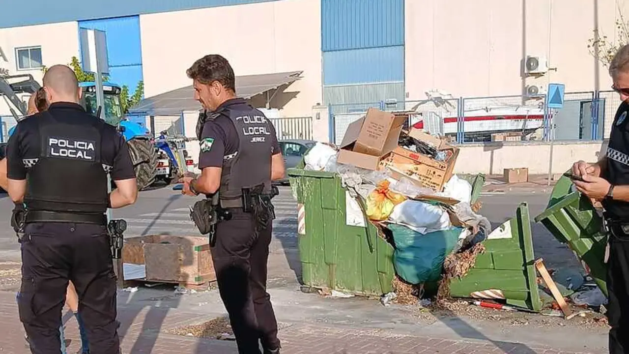  La Polic&iacute;a Local, en un pol&iacute;gono industrial de Jerez. | Viva Jerez. 