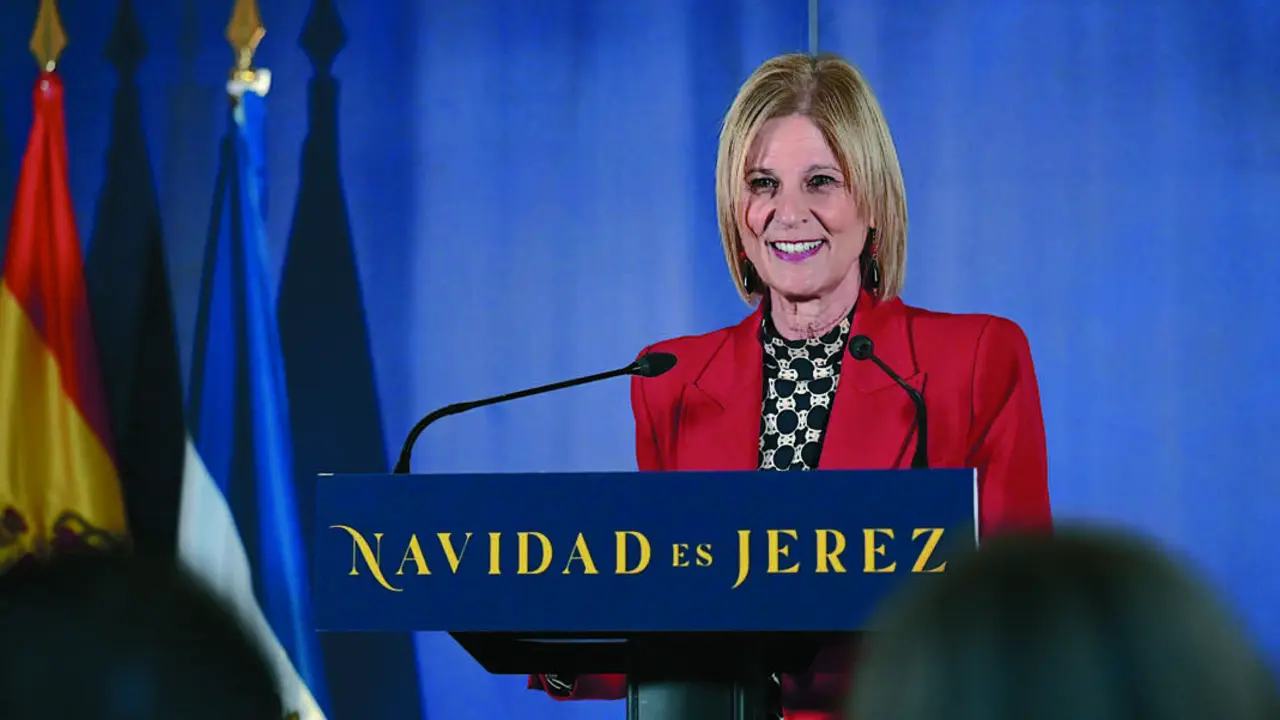  La alcaldesa de Jerez, Mar&iacute;a Jos&eacute; Garc&iacute;a-Pelayo, en la presentaci&oacute;n de la programaci&oacute;n navide&ntilde;a. | viva 