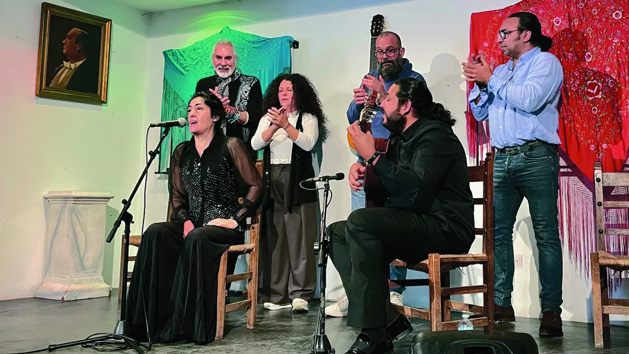  Imagen de una reciente actuaci&oacute;n de la cantaora Paqui R&iacute;os, protagonista del recital de clausura de Las Cadenas. | JG 