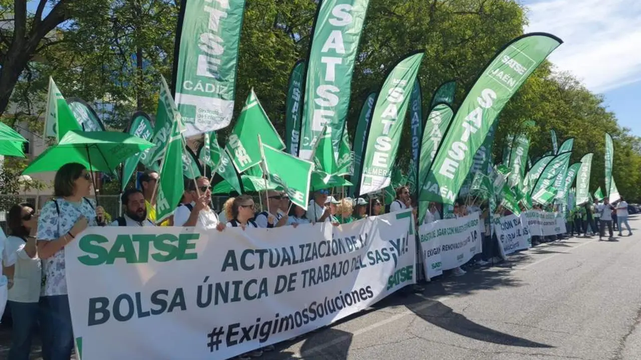  Concentraci&oacute;n de Satse. - Europa Press. 