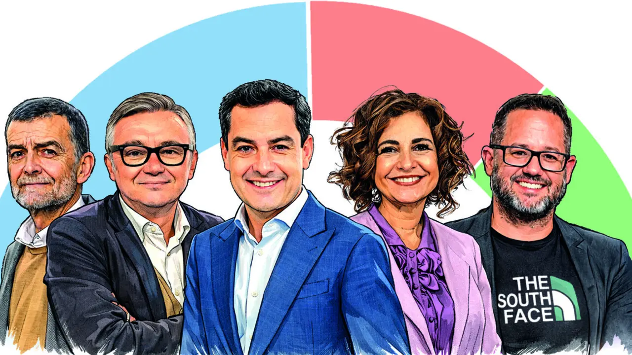  Los l&iacute;deres de los partidos pol&iacute;ticos andaluces. |  Viva 