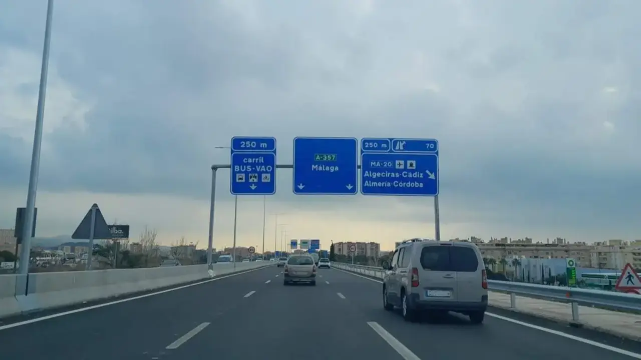 El primer carril Bus-VAO de Andaluc&iacute;a, en M&aacute;laga | Junta de Andaluc&iacute;a