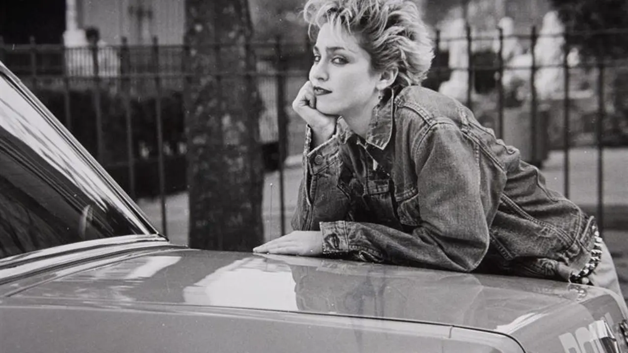  Madonna en una imagen de archivo de su juventud. 