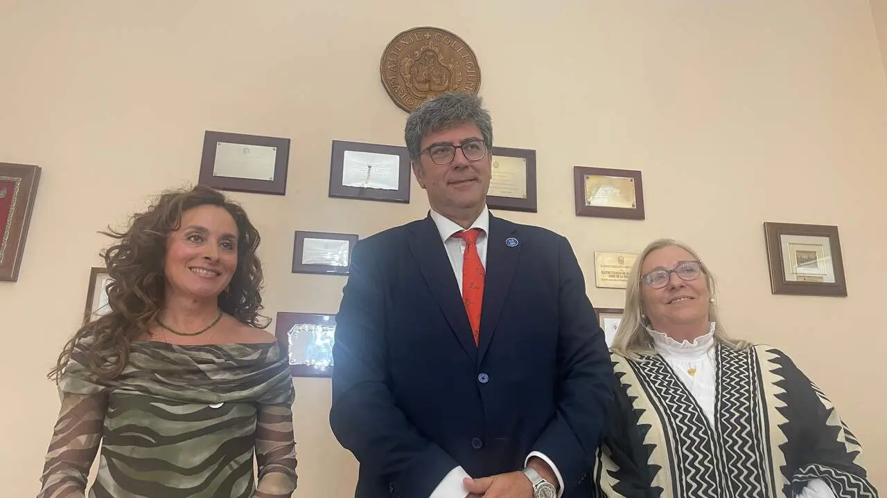  Las letradas Pilar Moreno y Esther Aguilera junto a &Aacute;ngel Dur&aacute;n, que preside la Comisi&oacute;n de Turno de Oficio. |  Viva 