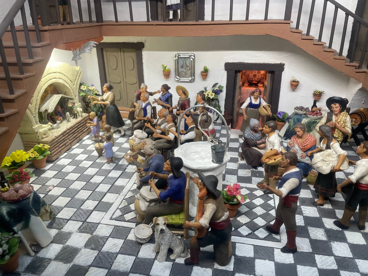 Uno de los dioramas de los Claustros de Santo Domingo. |  Jiménez