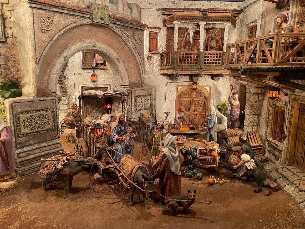 Uno de los dioramas de la exposición conmemorativa. |  Jiménez