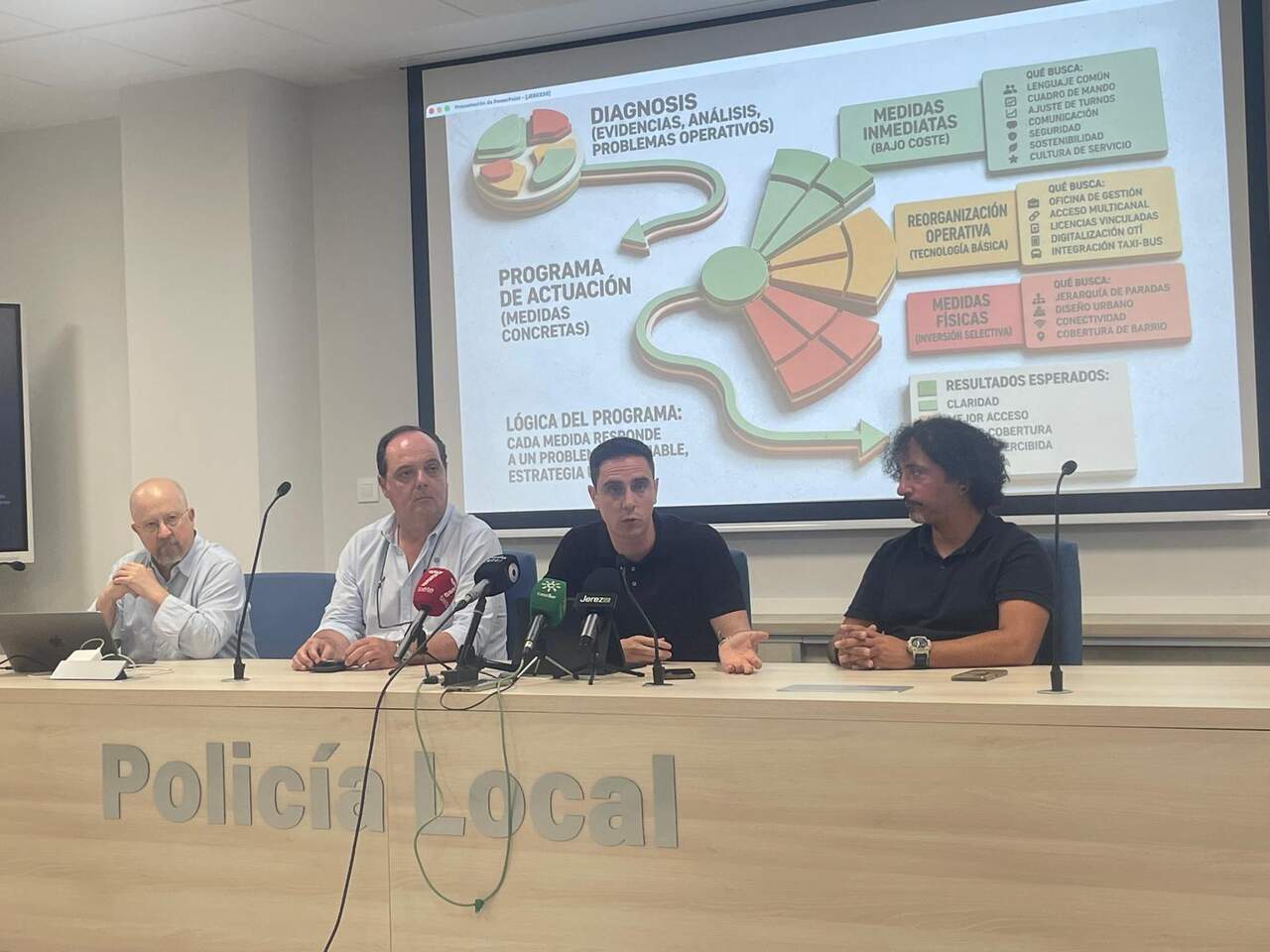 Presentación del estudio en la Jefatura de la Policía Local | Viva