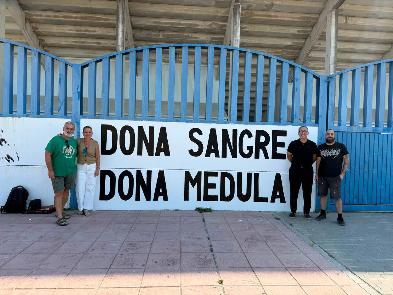 Mural donación médula y sangre. | Viva Jerez.