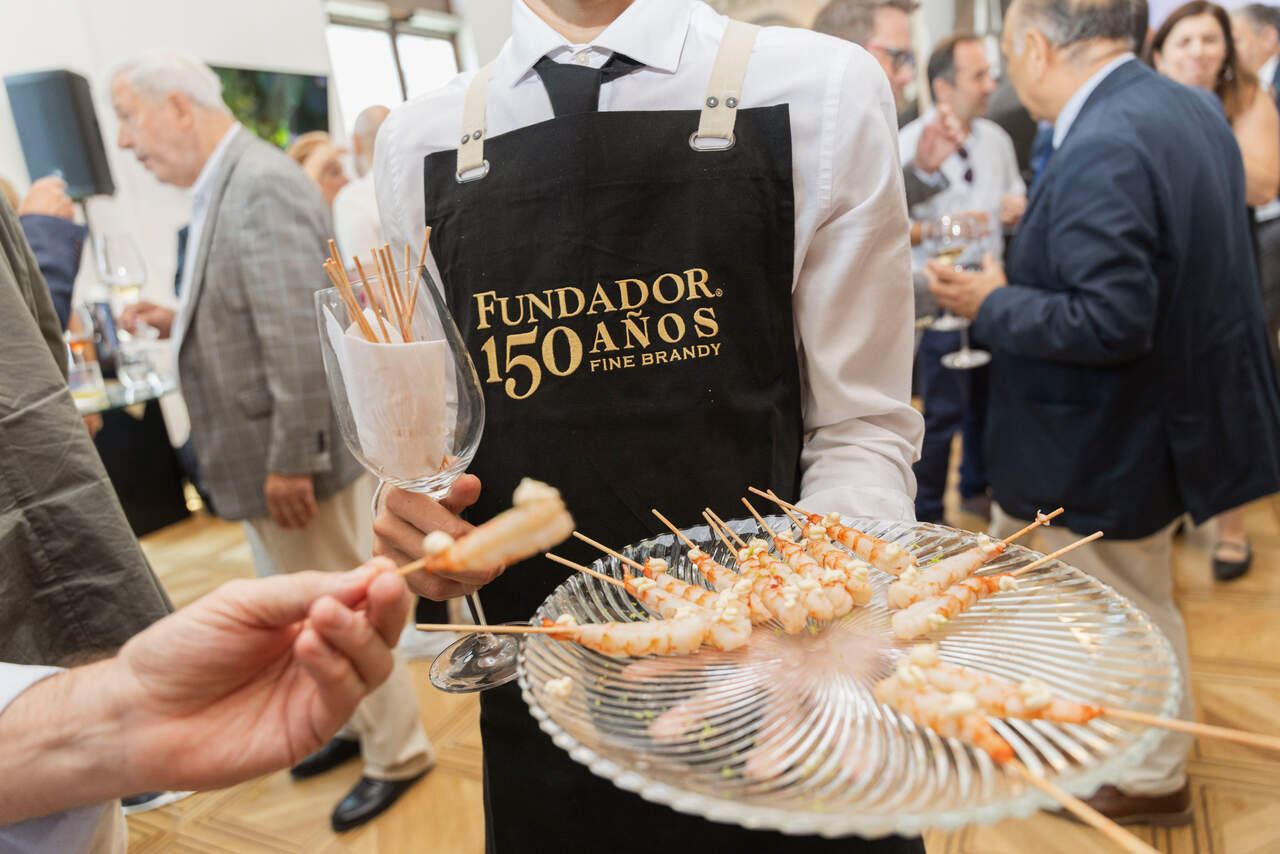 Uno de los aperitivos servidos en el acto en Madrid. | jerez.es
